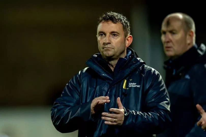 Barry Dillon managed Ulster University to Sigerson Cup success earlier this year