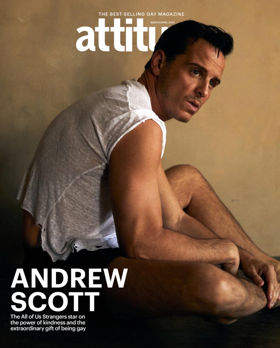 Andrew Scott on the cover of Attitude magazine (Attitude / Ramon Christian)