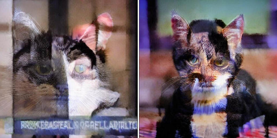 Pixelated cats. (Nightshade, University of Chicago)
