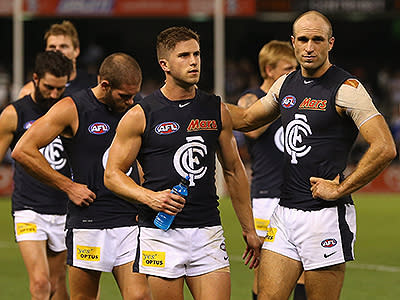 Despite another good performance, Carlton remain winless under new coach Mick Malthouse.