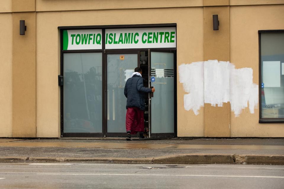 Toronto police say they received a call for a reported hate crime on Thursday at approximately 5:30 a.m., at an Islamic Centre after two suspects spray painted graffiti that contained “hateful messages."