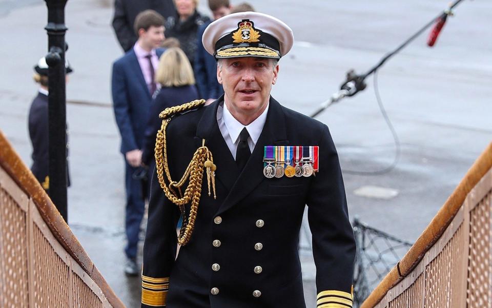 Admiral Tony Radakin, First Sea Lord.  - Royal Navy