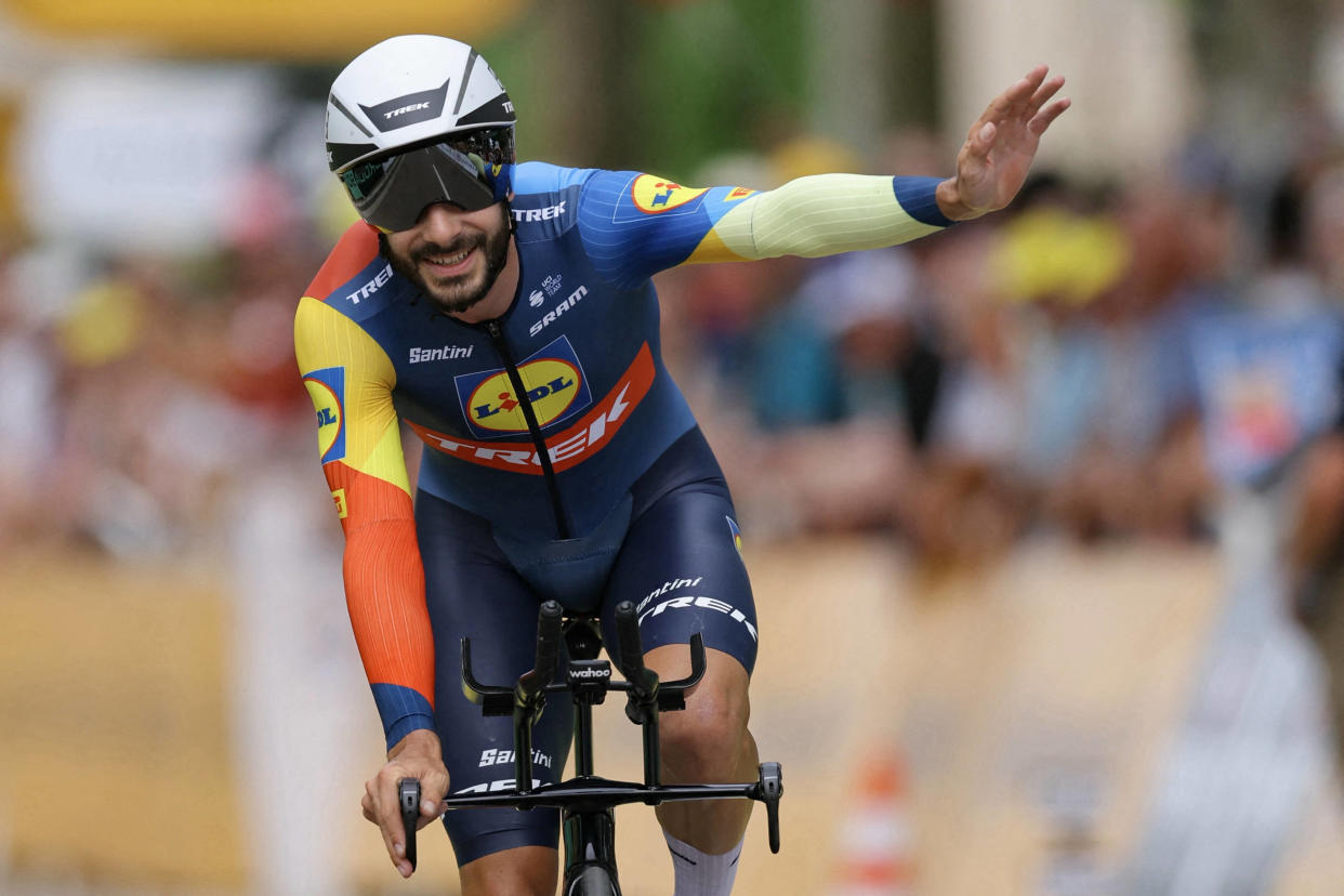 Julien Bernard sur le Tour de France le 5 juillet 2024.