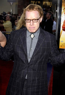 Danny Elfman reckons some folks call it a sling blade at the LA premiere of Columbia Pictures' Spider-Man