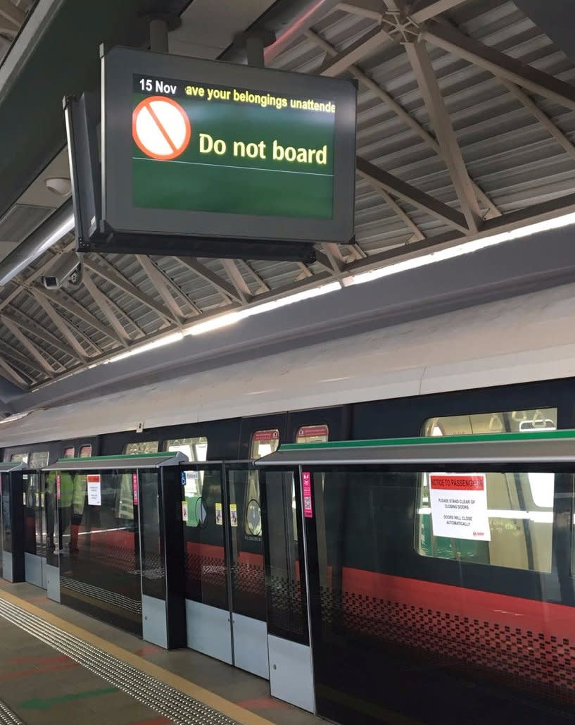 Joo Koon MRT Station on Wednesday, 15November 2017. Photo: Reuters