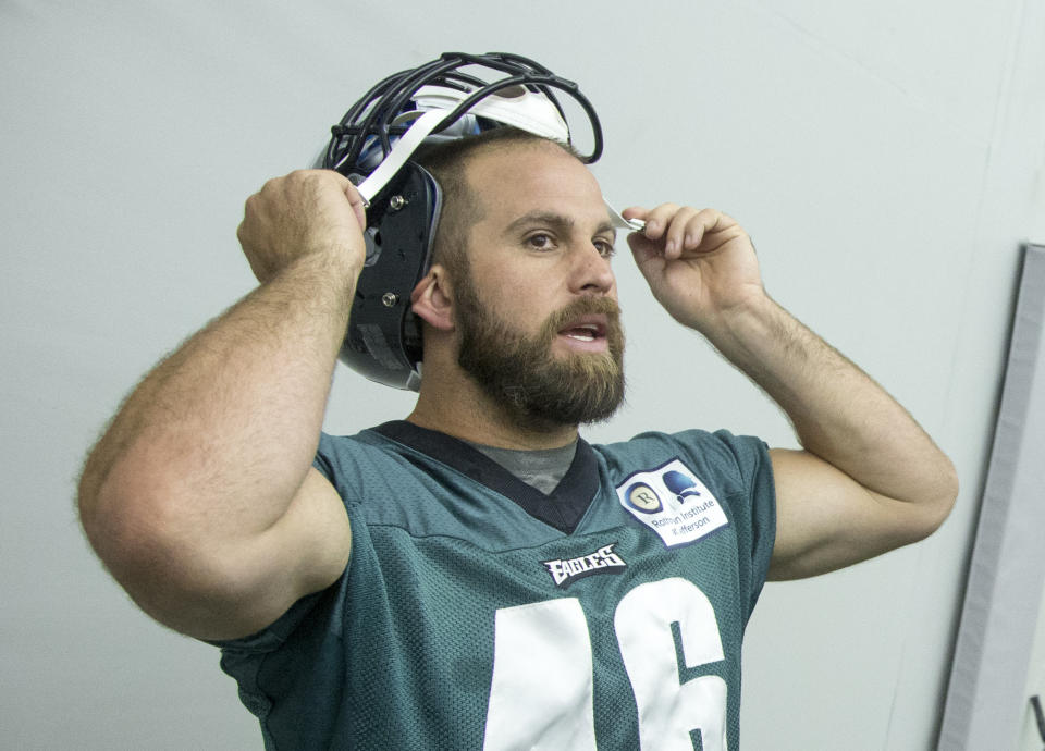 Long snapper Jon Dorenbos was recently traded from Philadelphia to New Orleans, and Saints doctors found a potentially fatal heart condition during his physical. (AP)