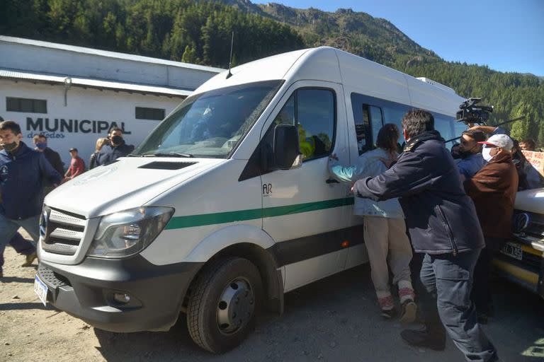 En marzo pasado, el presidente Alberto Fernández viajó a Chubut para recorrer las zonas afectadas por los incendios y fue agredido.