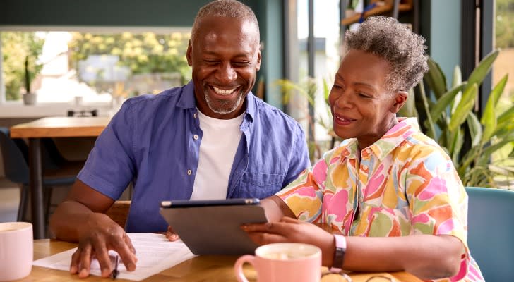 couple enjoying how they are catching up on retirement savings