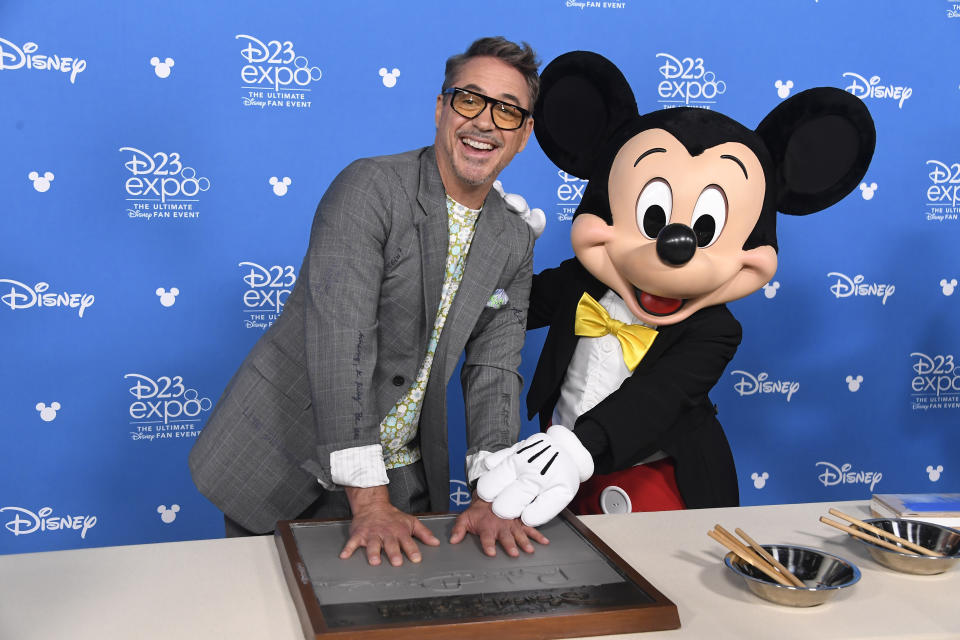 ANAHEIM, CALIFORNIA - AUGUST 23: Robert Downey Jr. attends D23 Disney Legends event at Anaheim Convention Center on August 23, 2019 in Anaheim, California. (Photo by Frazer Harrison/Getty Images)