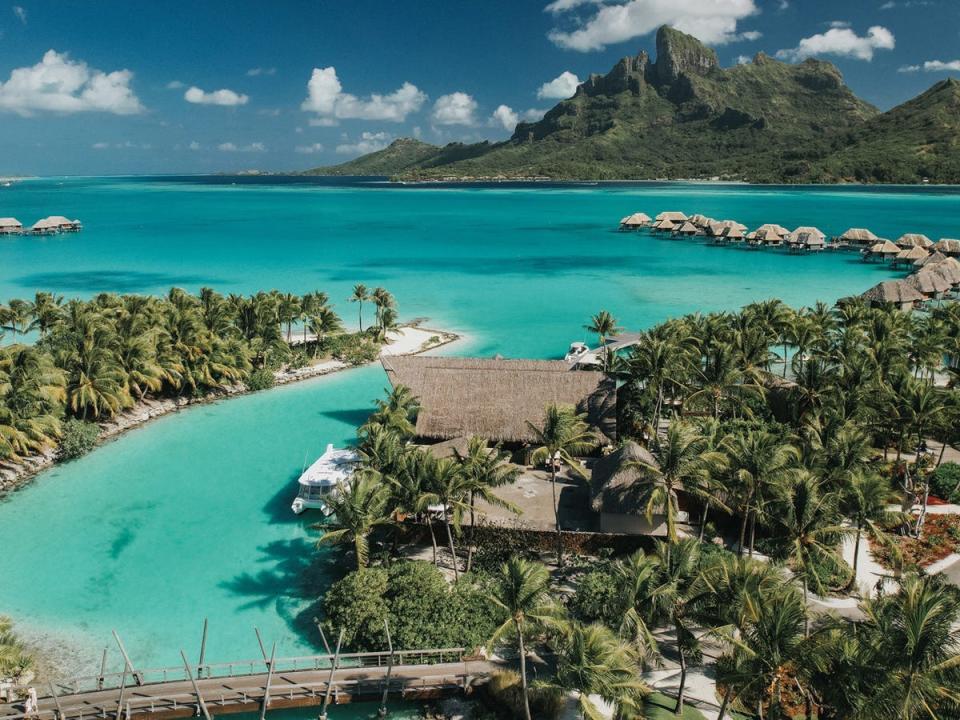 The Four Seasons Resort in Bora Bora