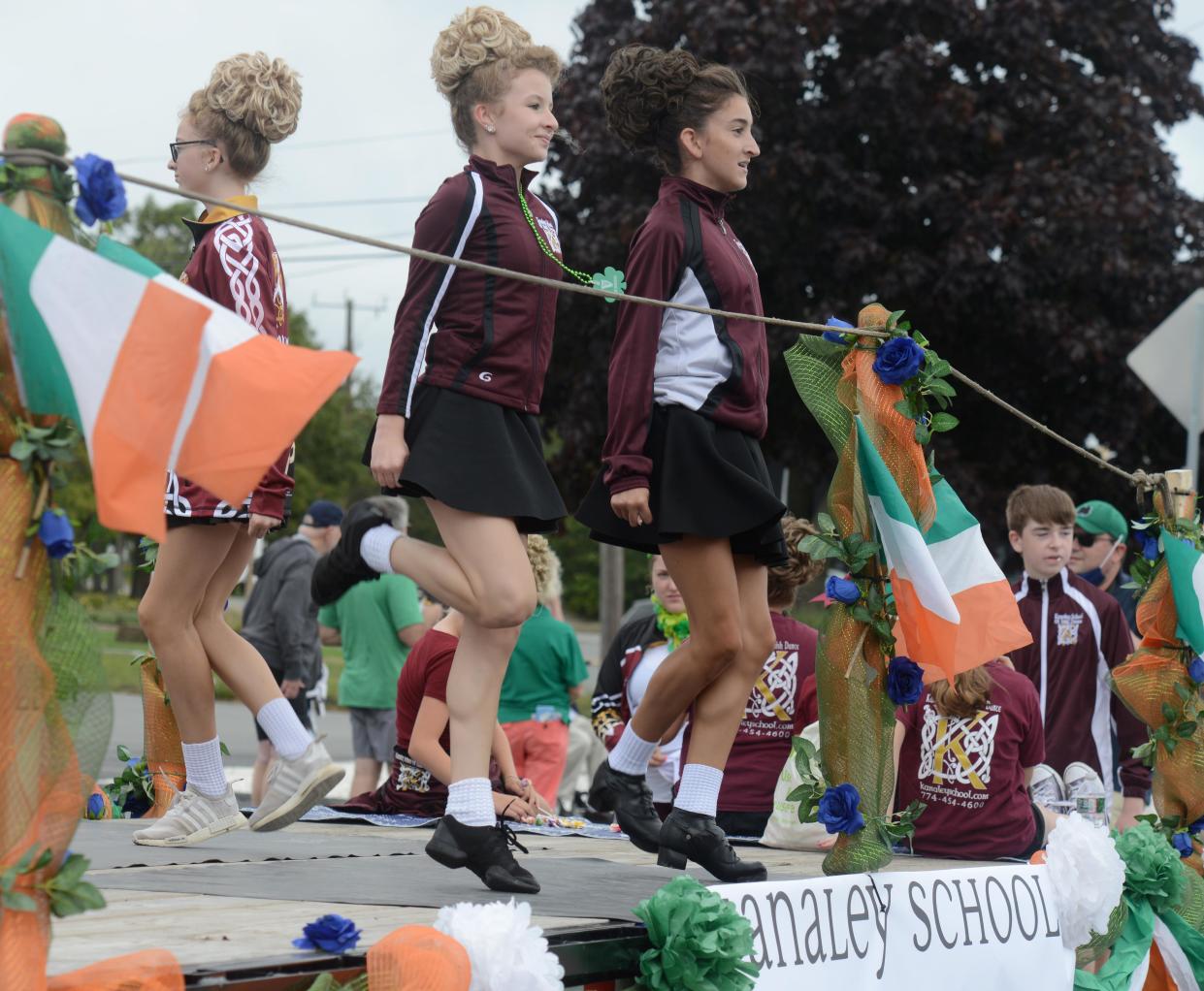Dancers with the Kanaley School of Irish Dance will again entertain the crowd at the annual Cape Cod St. Patrick's Parade.