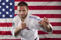 Judo athlete Travis Stevens poses for a portrait during the 2012 U.S. Olympic Team Media Summit in Dallas, May 13, 2012.