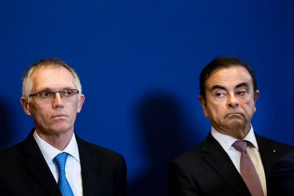 Carlos Tavares and Carlos Ghosn