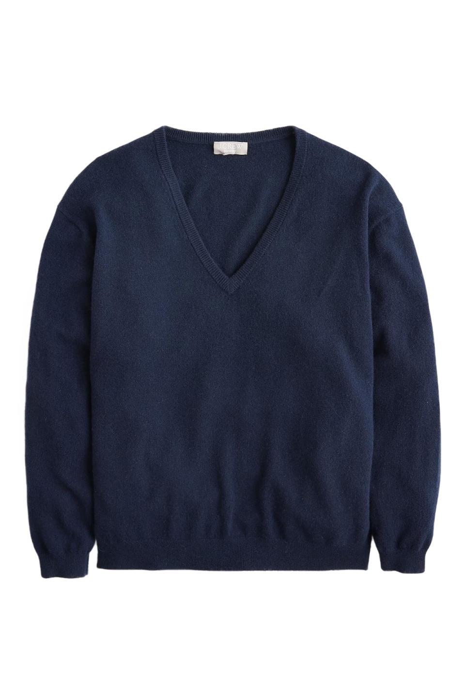 J. Crew Cashmere Relaxed V-Neck Sweater