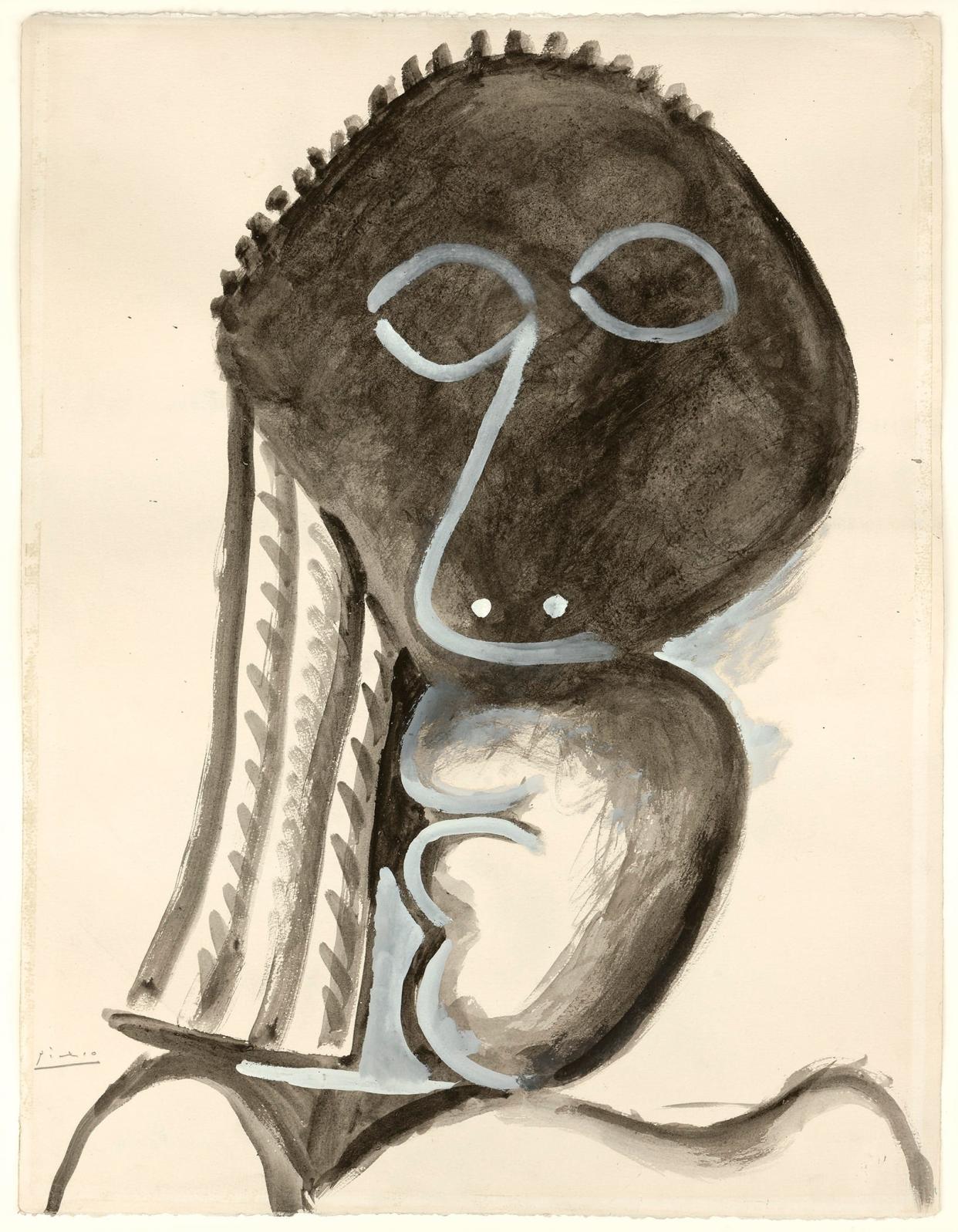 "Tete" by Pablo Picasso will be offered for sale at Art Palm Beach.