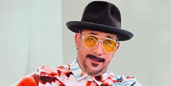 aj mclean presenting the fashion hero