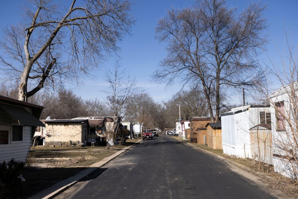 Family Manufactured Home Community sits located on Sandy Hollow Road on Feb. 26, 2024 in Rockford.