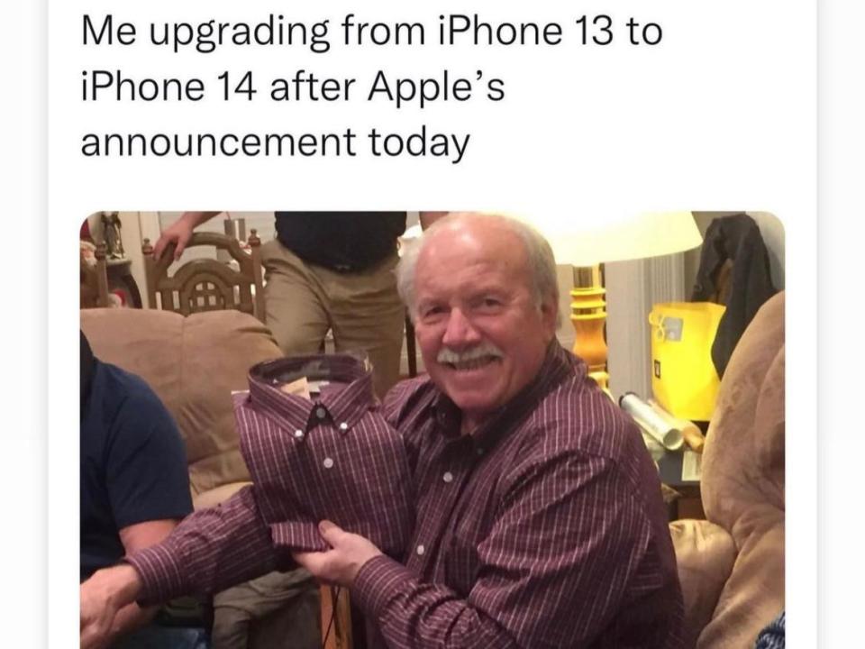 Eve Jobs posted on Instagram poking fun at the iPhone 14