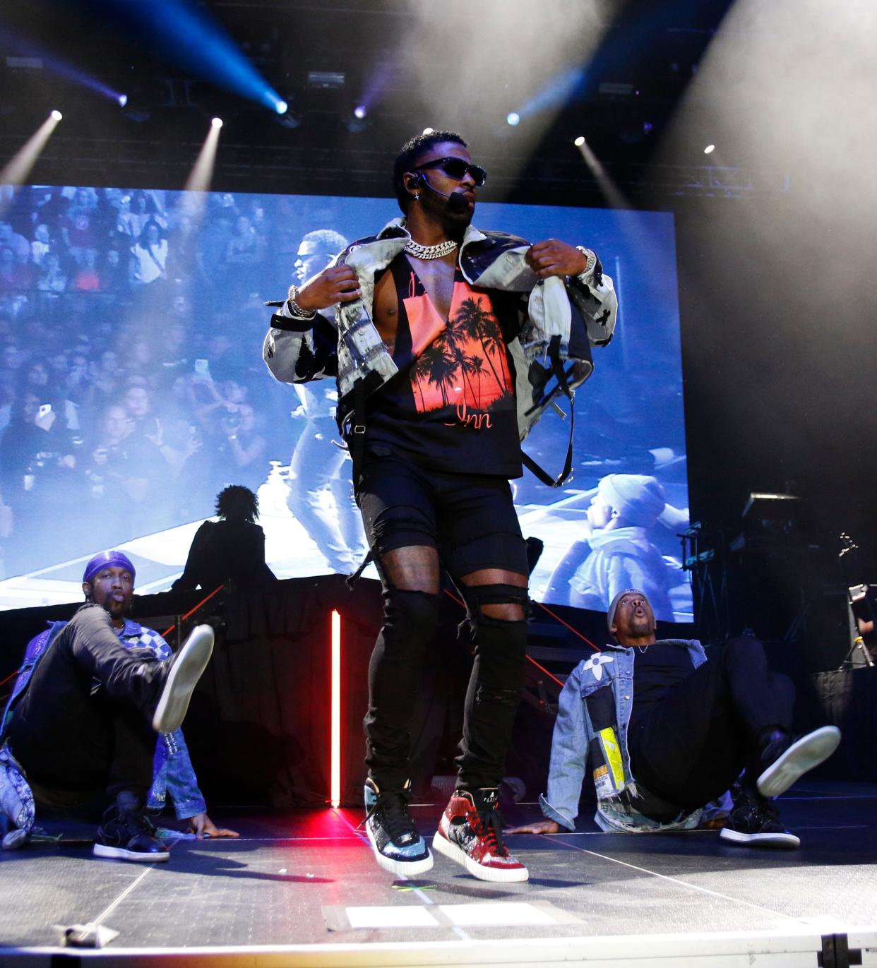 Jason Derulo performs at the University of Florida's Gator Growl at Stephen C. O'Connell Center in Gainesville, FL on Thursday, October 5, 2023.