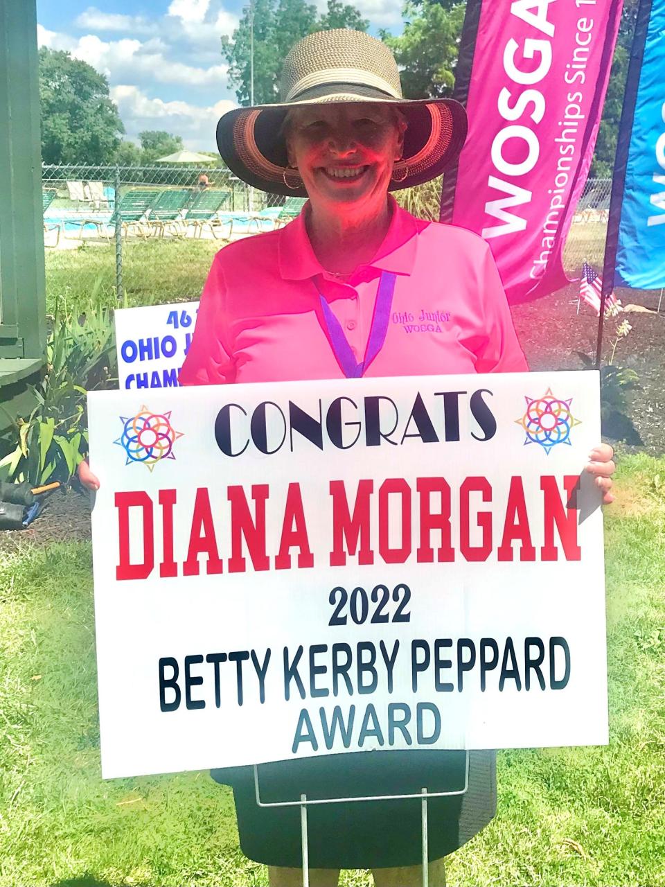 Marion's Diana Morgan was named the 2022 Betty Kerby Peppard Award winner by the Women's Ohio State Golf Association for her decades of service to women's golf in the state.