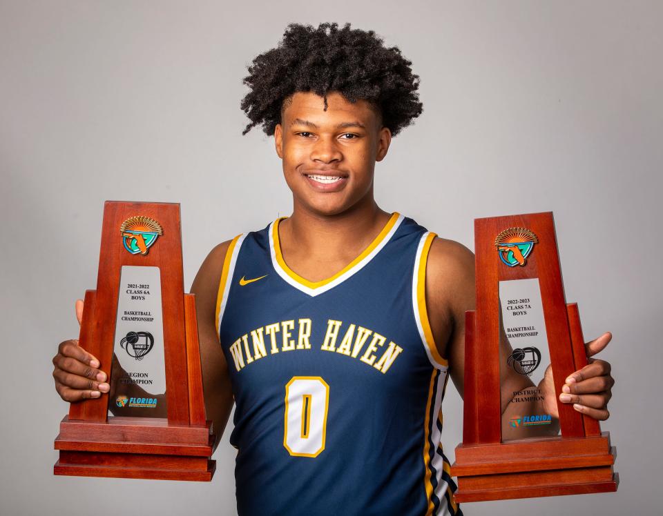 All County Boys Basketball - Winter Haven High School -Jamie Phillips in Lakeland Fl  Friday March 10,2023.Ernst Peters/The Ledger