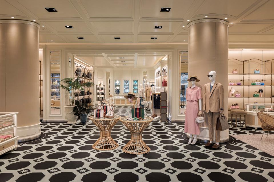 Gucci opened its new store in the former Brooks Brothers location on Worth Avenue.