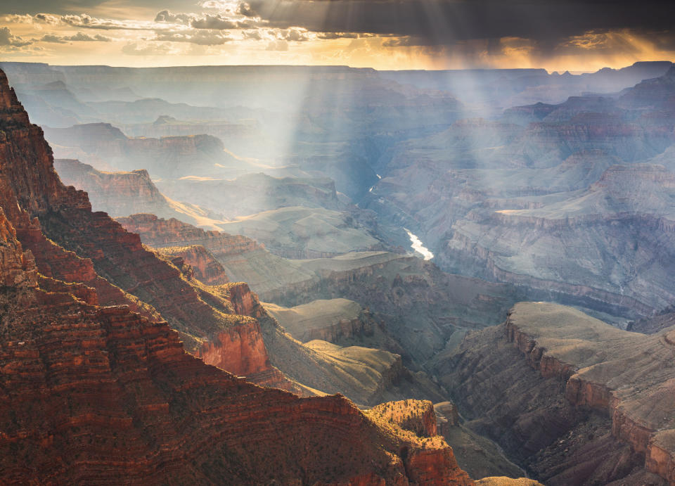 Sunset over the Grand Canyon.