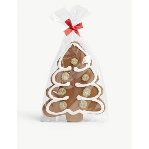 Iced Gingerbread Christmas Tree - Credit: Selfridges