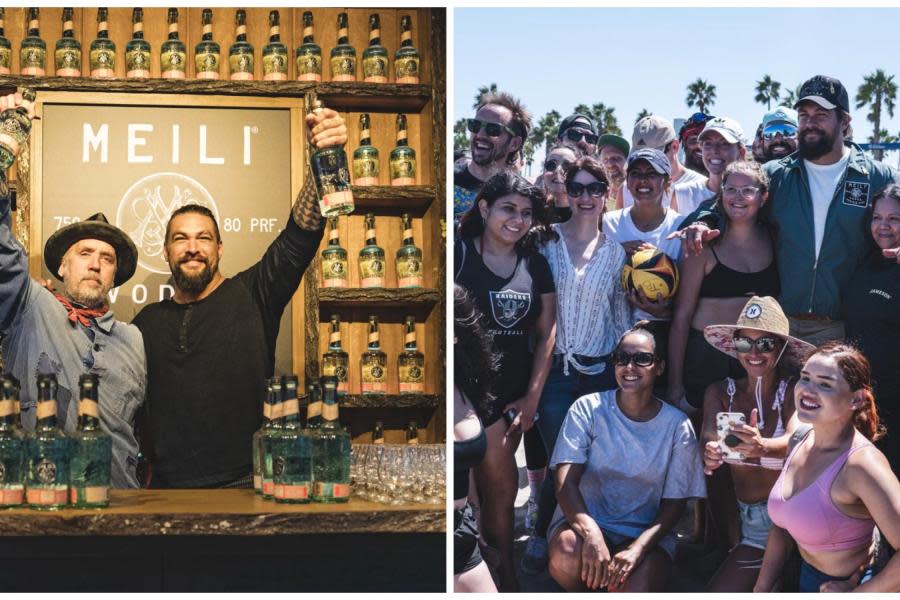 Jason Momoa visita San Diego para promocionar su nueva bebida ‘Meili Vodka’