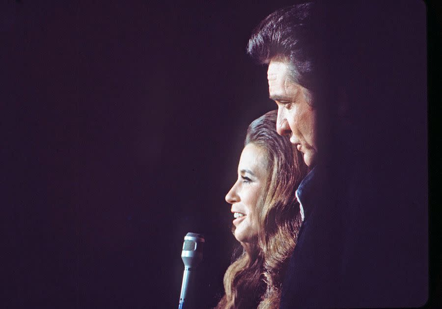 UNITED STATES – DECEMBER 15: JOHNNY CASH – “The Johnny Cash Show” – 12/15/70, June Carter Cash, Johnny Cash, (Photo by ABC Photo Archives/Disney General Entertainment Content via Getty Images)