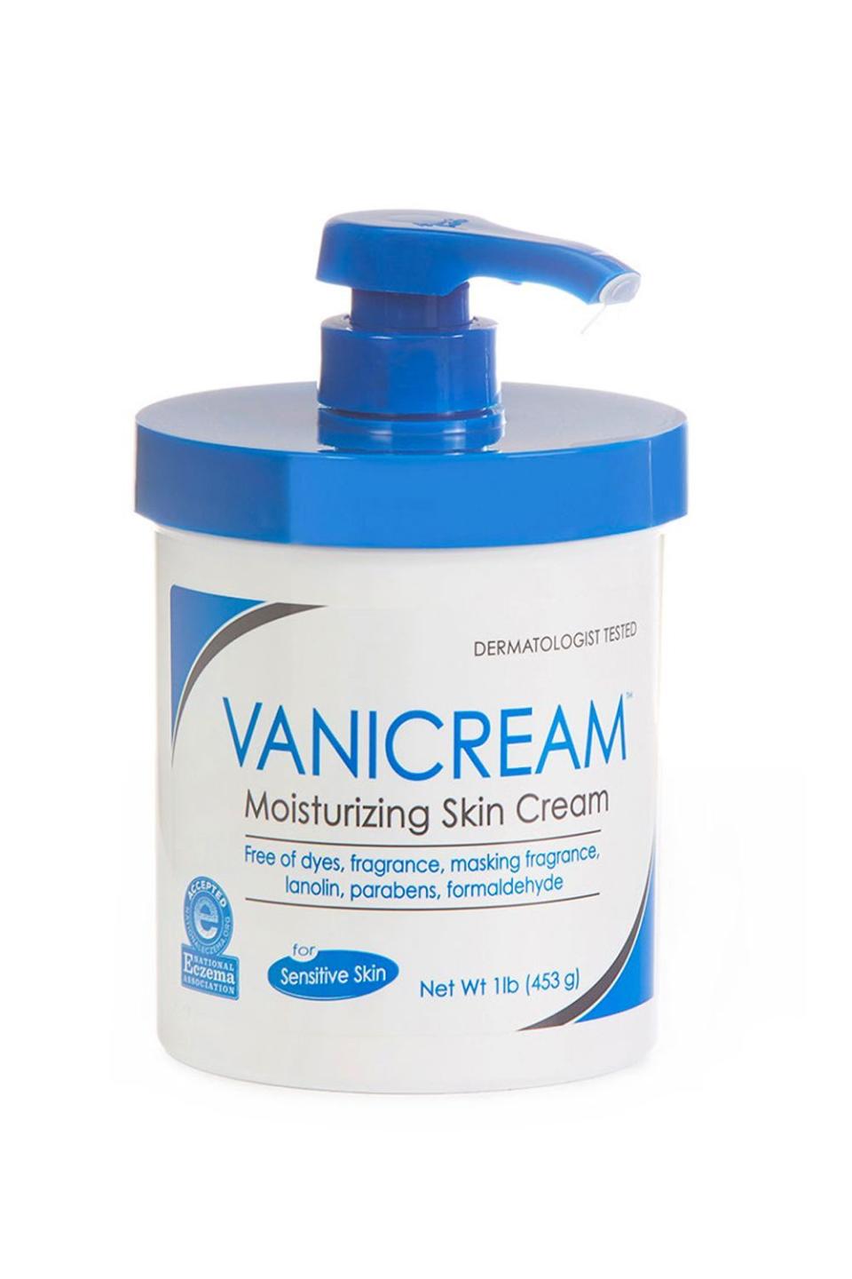 5) Vanicream Moisturizing Skin Cream