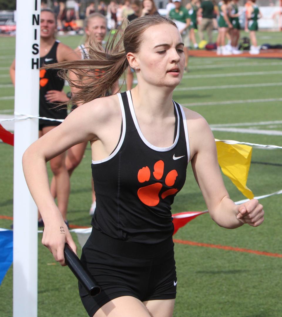 Brighton's Nikki Carothers qualified for the state track and field meet in the 3,200 and 3,200 relay in 2022.