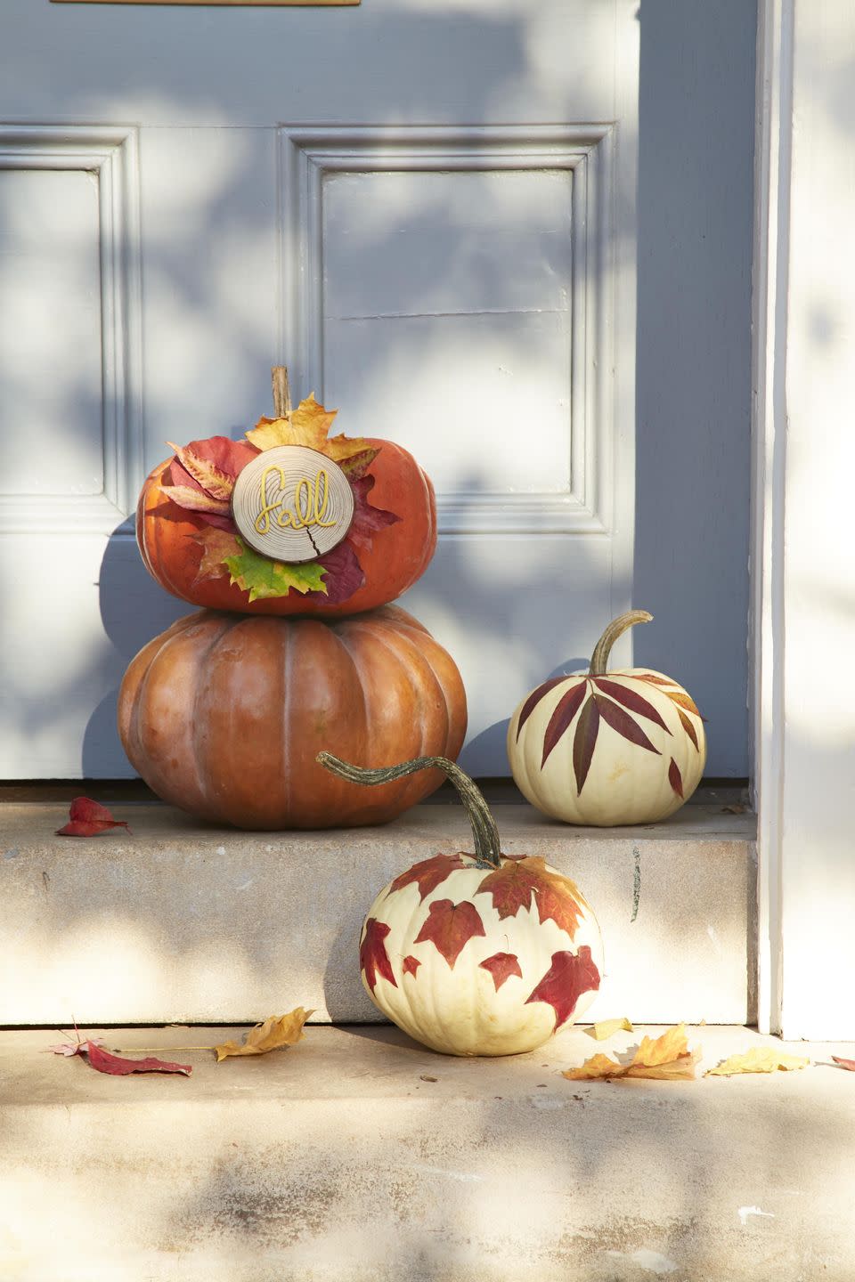 Natural Leaf Pumpkins