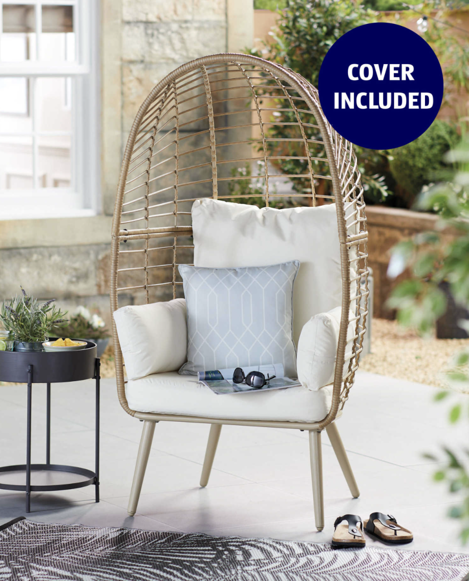 Aldi's most affordable egg chair is now under £100. (Aldi)