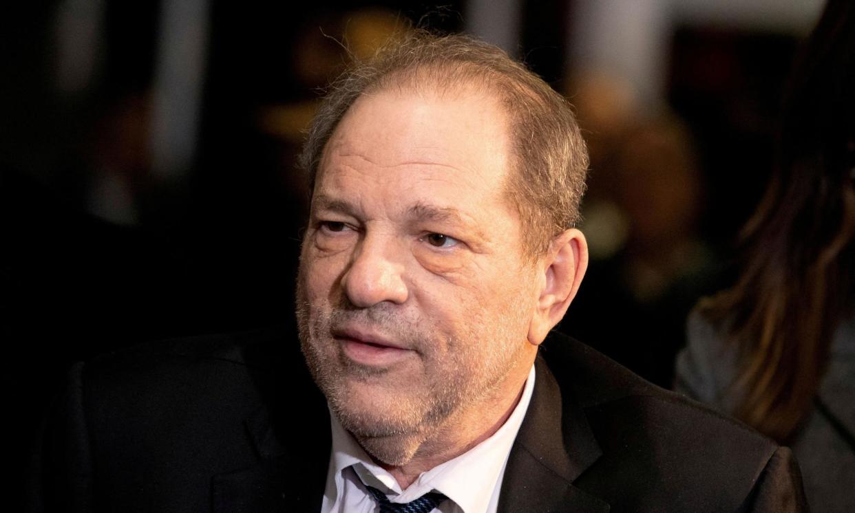 <span>The judge at Harvey Weinstein’s New York trial prejudiced the ex-movie mogul with ‘egregious’ improper rulings, an appeal court ruled.</span><span>Photograph: Lucas Jackson/Reuters</span>