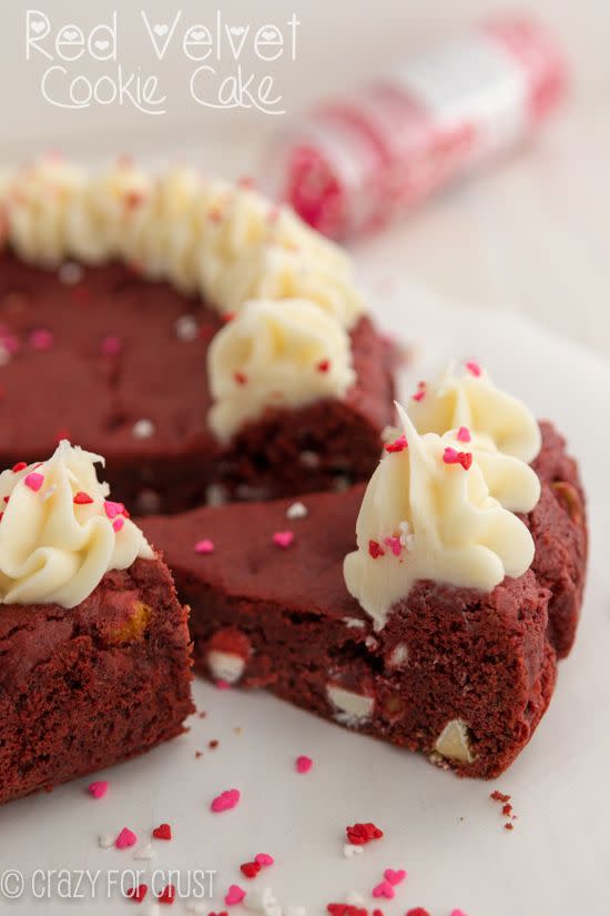 Red Velvet Cookie Cake