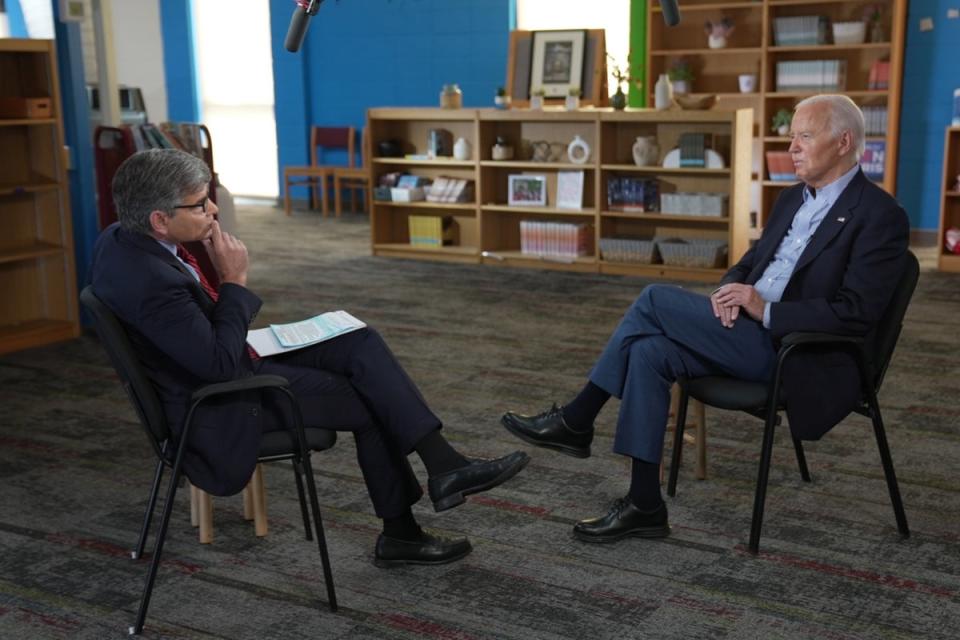 Biden sits down with George Stephanopoulos for a make-or-break interview (Getty Images)