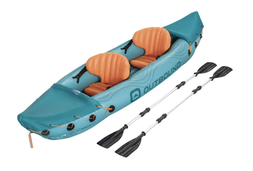 Outbound 2-Person Inflatable Kayak (photo via Canadian Tire)
