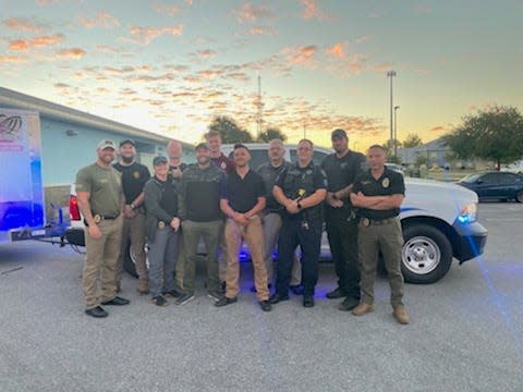 Panama City Beach Police Department officers traveled to help Hurricane Ian victims in Venice.