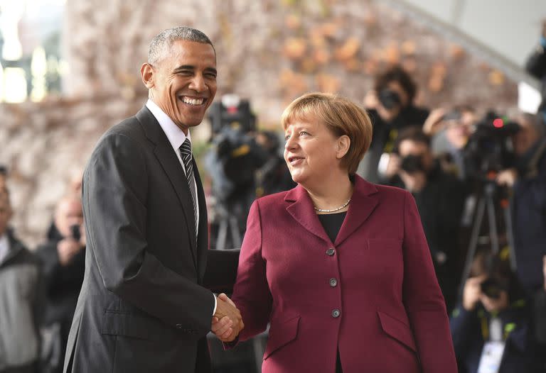 Merkel y Obama en 2016