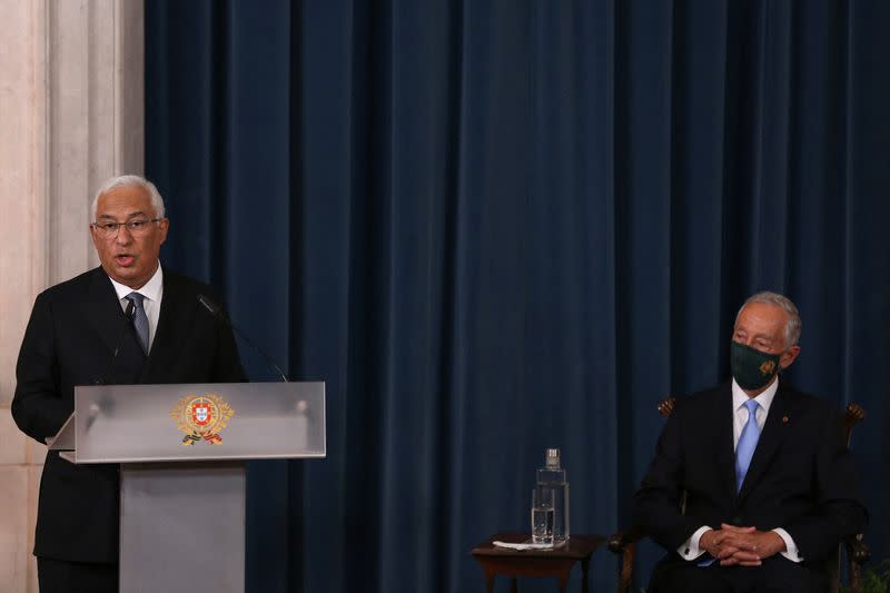 FILE PHOTO: Swearing-in ceremony of new ministers at Ajuda Palace in Lisbon