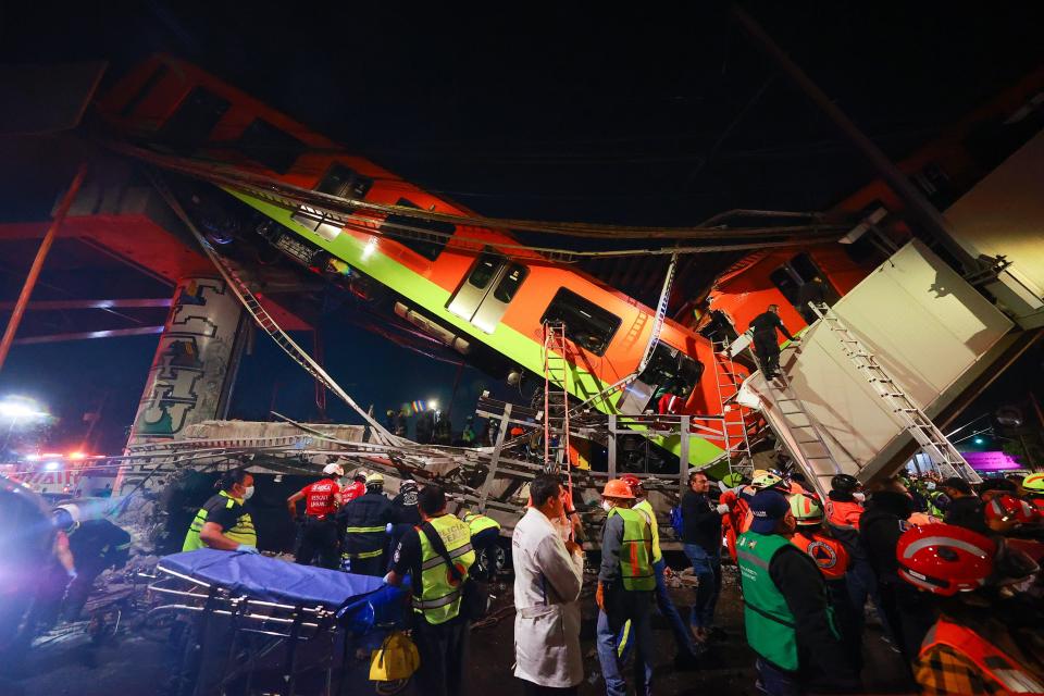 MExico City train crash