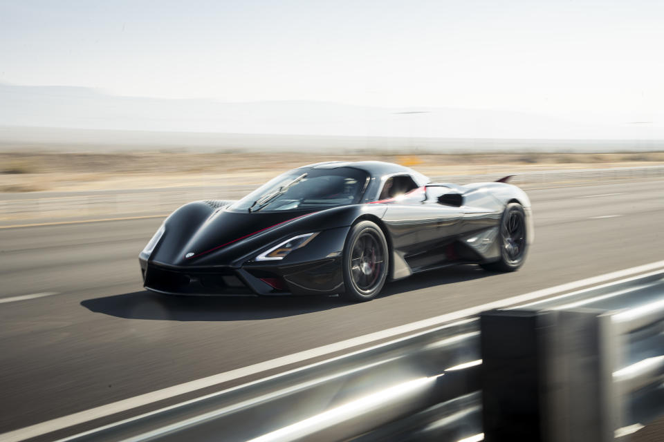 SSC North America Tuatara speed test