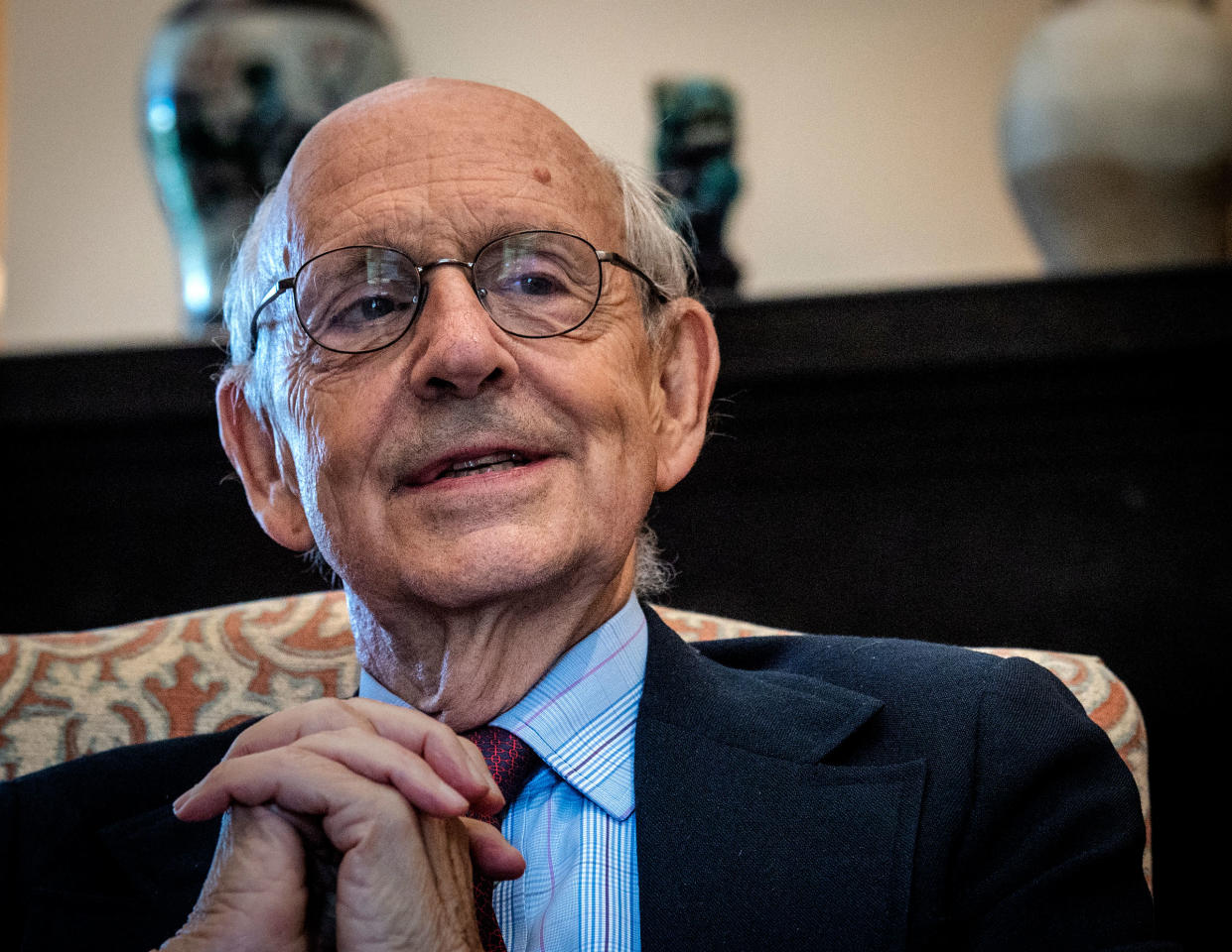 Supreme Court Justice Stephen Breyer during our interview in his office on August 27 in Washington, DC.