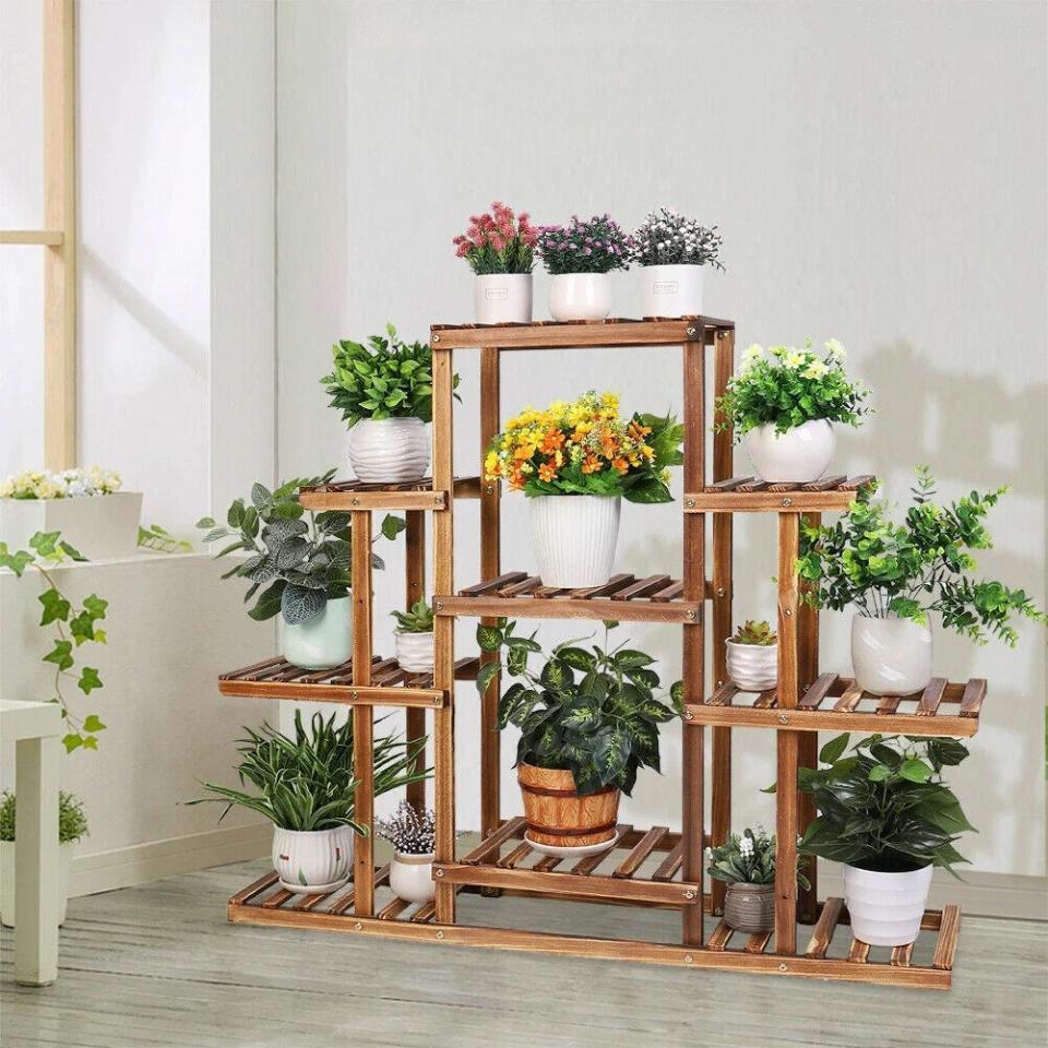 Red Barrel Studio Brynja Rectangular Multi-Tiered Plant Stand