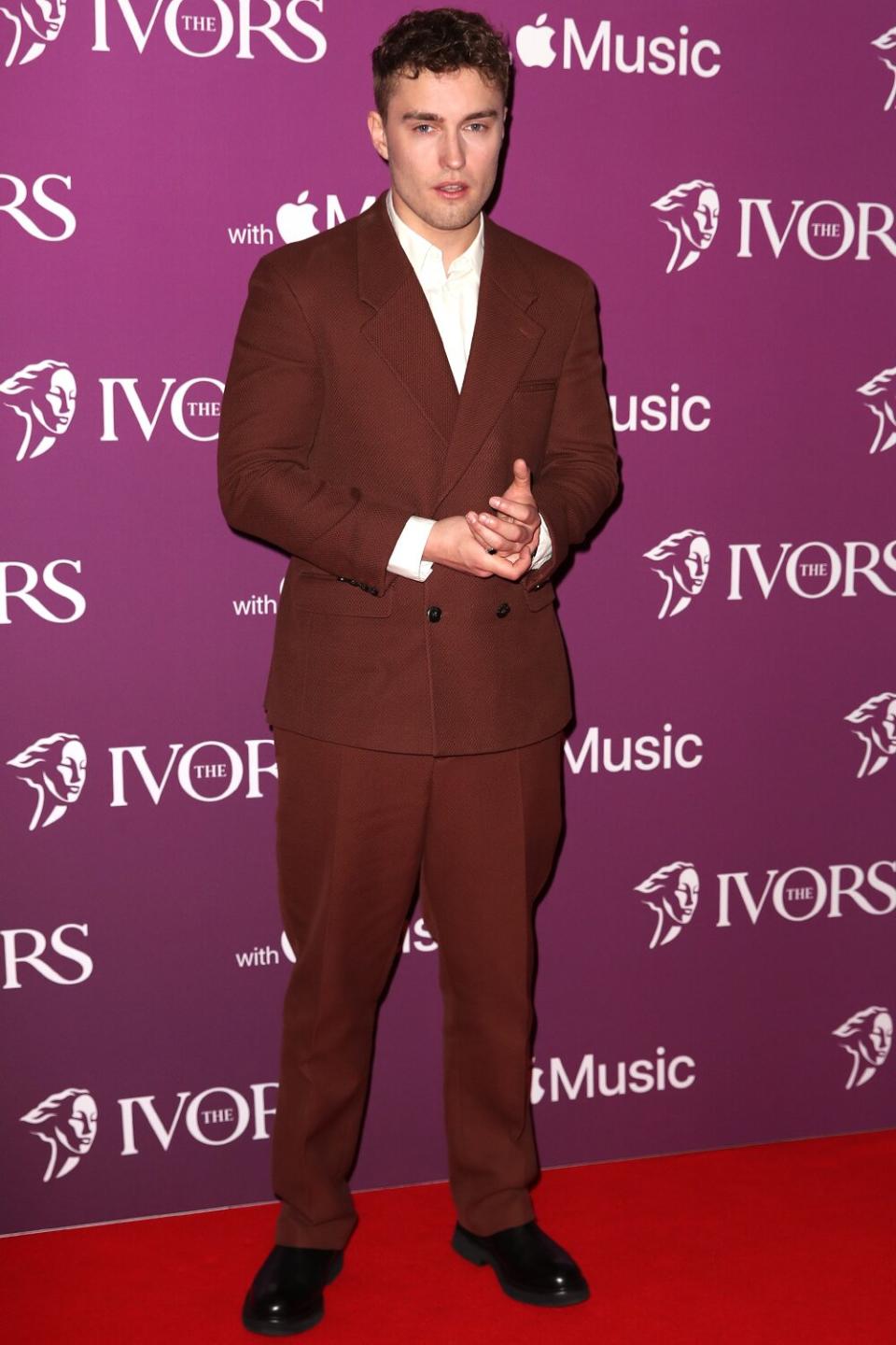Sam Fender attends The Ivor Novello Awards 2022 at The Grosvenor House Hotel on May 19, 2022 in London, England.