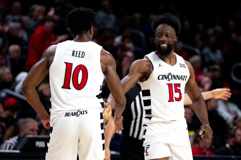 The Cincinnati Bearcats men's basketball team plays BYU on Saturday.