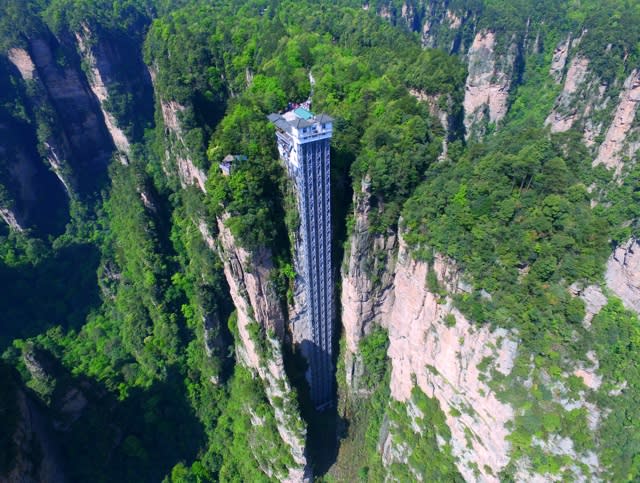 Would you dare? World's tallest outdoor elevator is huge