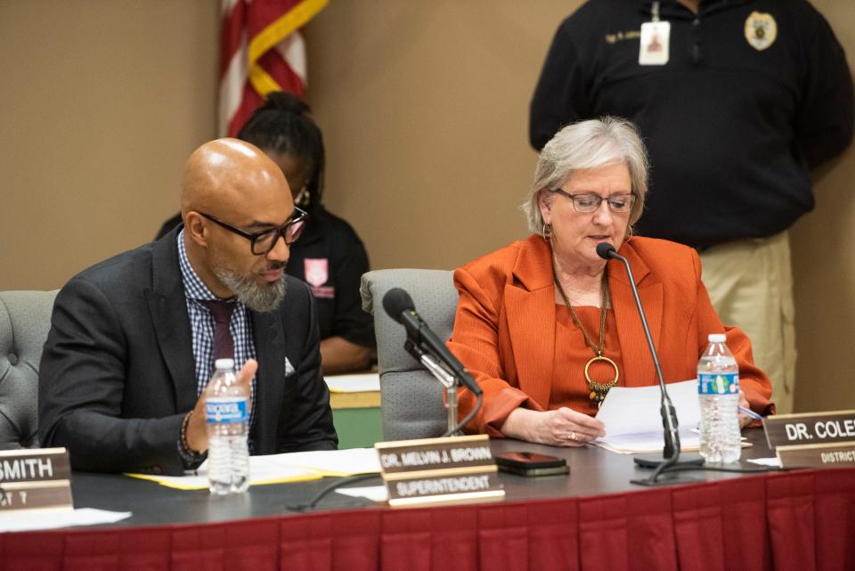 MPS Superintendent Melvin Brown and Board of Education member Pamela Cloud were both supporters of adding the ad valorem tax renewal to the 2024 ballot on Monday afternoon.