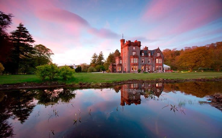 Eriska is poised between land and loch, a few miles north of Oban at the mouth of Loch Creran.